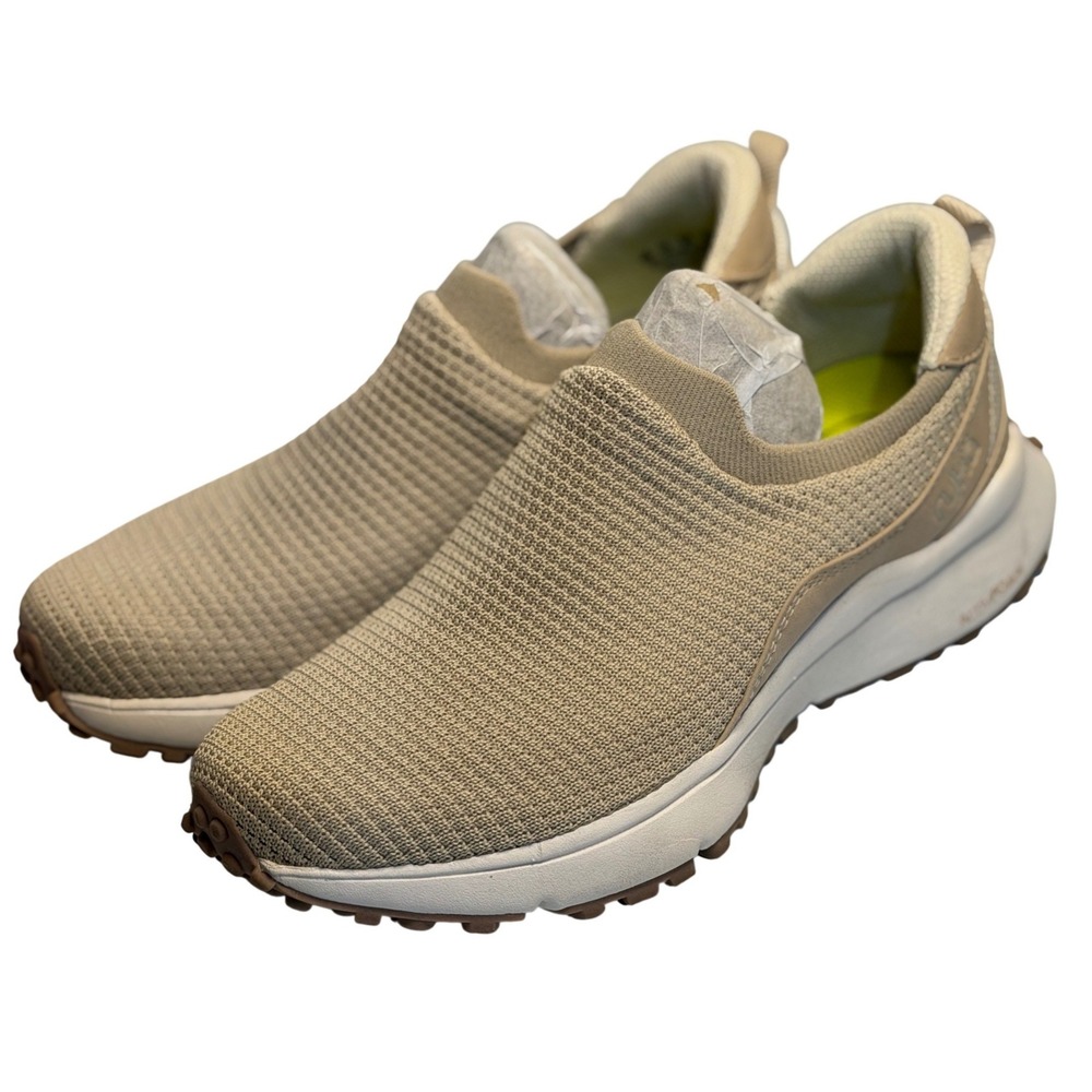 Ryka Jumpstart Slip-On Sneakers Terra Taupe Washable Knit Comfort Shoes 8W Women